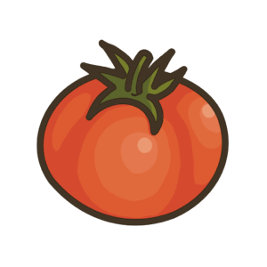 トマトの透過イラスト