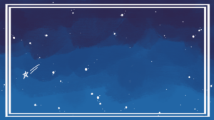 白い枠付きの星空の背景画像