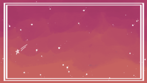 白い枠付きの赤い星空の背景画像