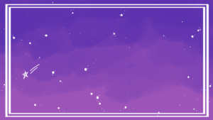 白い枠付きの紫の星空の背景画像