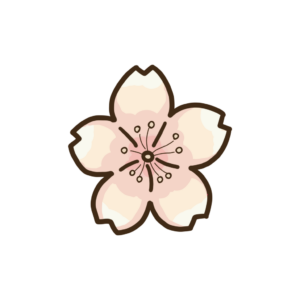桜の花の透過イラスト